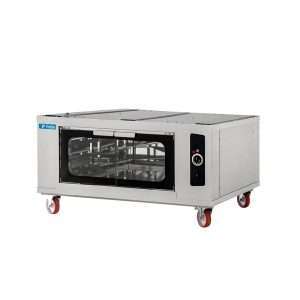 Cella di lievitazione per 6 teglie EN 60x40 da abbinare a forno pizza