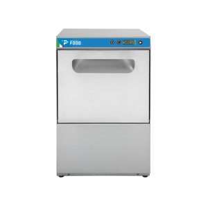 Lavabicchieri elettronica monofase con cestello ร 36 cm completa di dosatore detergente e brillantante