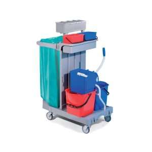 Carrello pulizie con secchio da 15lt