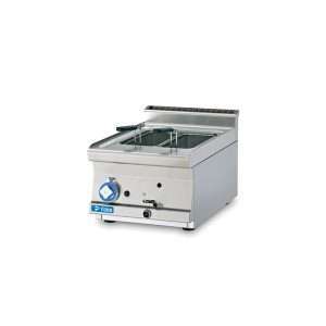 Cuocipasta professionale da banco a gas con vasca singola da 13 lt