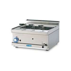 Cuocipasta professionale da banco a gas con vasca singola da 19 lt