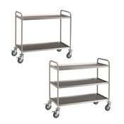 CARRELLO IN ACCIAIO INOX