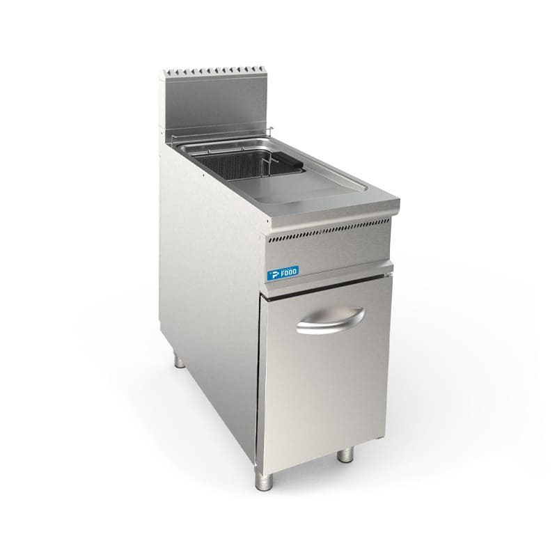 PFP9FRG1V17 Friggitrice professionale a gas su mobile con vasca singola