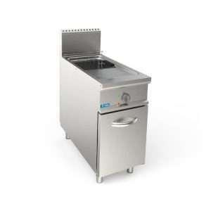 PFP9FRL1V17 Friggitrice professionale a gas su mobile con vasca pulita singola