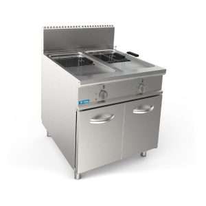 PFP9FRL2V17 Friggitrice professionale a gas su mobile con doppia vasca