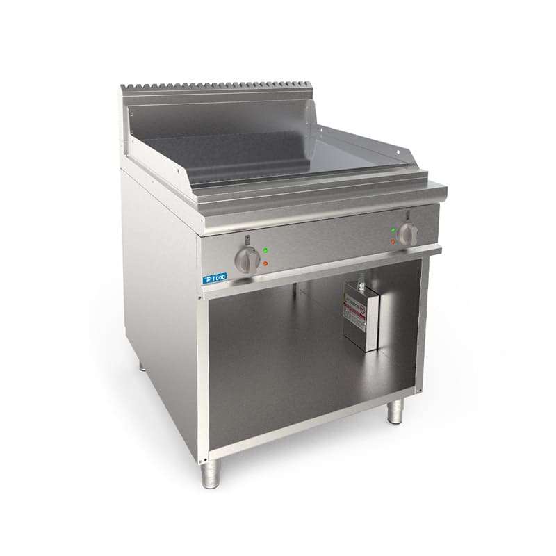 PFP9FRY2LCE Fry-Top professionale elettrico con piastra cromata