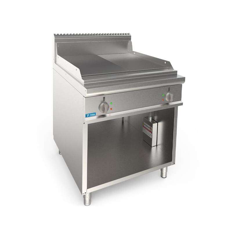 PFP9FRY2LRE Fry-Top professionale elettrico con piastra doppia