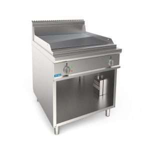 PFP9FRY2RCE Fry-Top professionale elettrico con piastra cromata doppia
