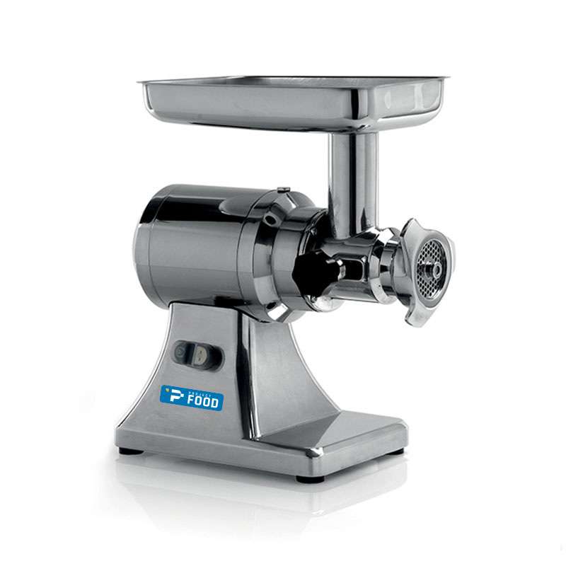 Tritacarne trifase con gruppo di macinazione in acciaio inox