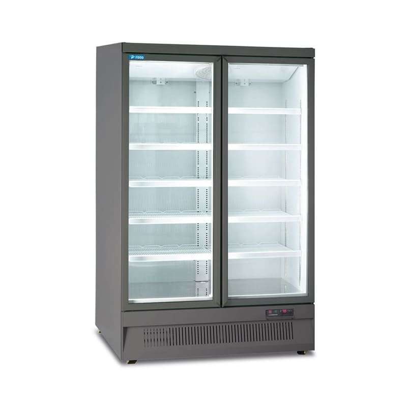 Frigo murale no frost L 125 cm con porte battenti e temp da -18°C a -22°C - serie MR