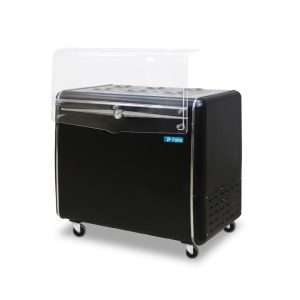 Banco gelateria black 6 carapine