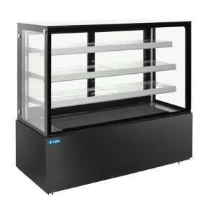 Vetrina espositiva orizzontale ventilata temp +2°C a +8°C L1540xP688xH1410 mm - linea BETA