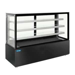 Vetrina espositiva orizzontale ventilata temp +2°C a +8°C L1840xP688xH1410 mm - linea BETA