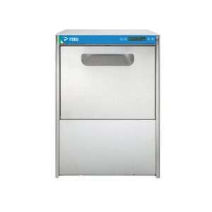 Lavabicchieri ad acqua pulita monofase con cestello 40x40 cm con dosatore detergente e brillantante