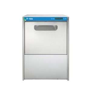 Lavabicchieri elettronica ad ACQUA PULITA trifase con cestello Ø 41 cm completa di dosatore detergente e brillantante