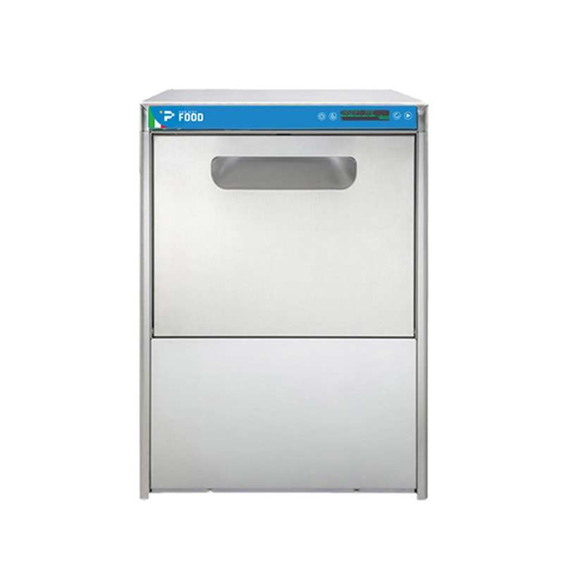 Lavabicchieri elettronica ad ACQUA PULITA trifase con cestello Ø 41 cm completa di dosatore detergente e brillantante