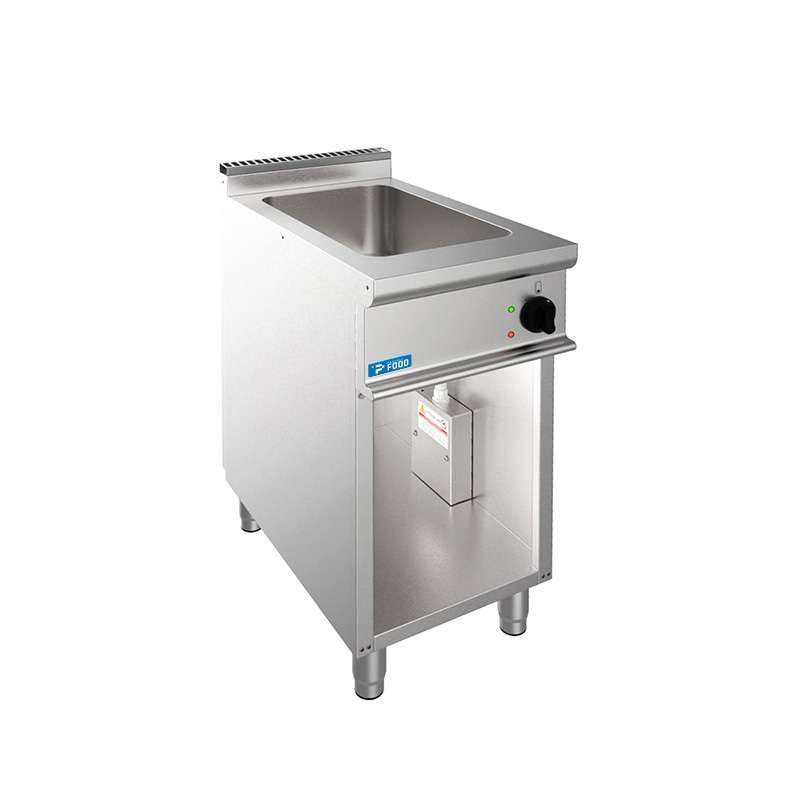 Bagnomaria professionale elettrico con vasca per 1 bacinella GN 1/1 su vano a giorno