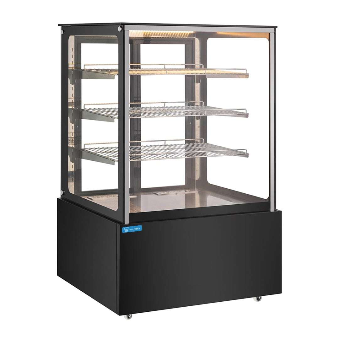 Vetrina espositiva orizzontale riscaldata temp +30°C a +60°C L900xP685xH1385 mm - linea BETA