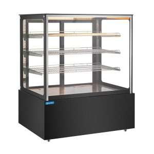 Vetrina espositiva orizzontale riscaldata temp +30°C a +60°C L1200xP685xH1385 mm - linea BETA