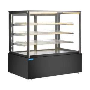 Vetrina espositiva orizzontale riscaldata temp +30°C a +60°C L1500xP685xH1385 mm - linea BETA