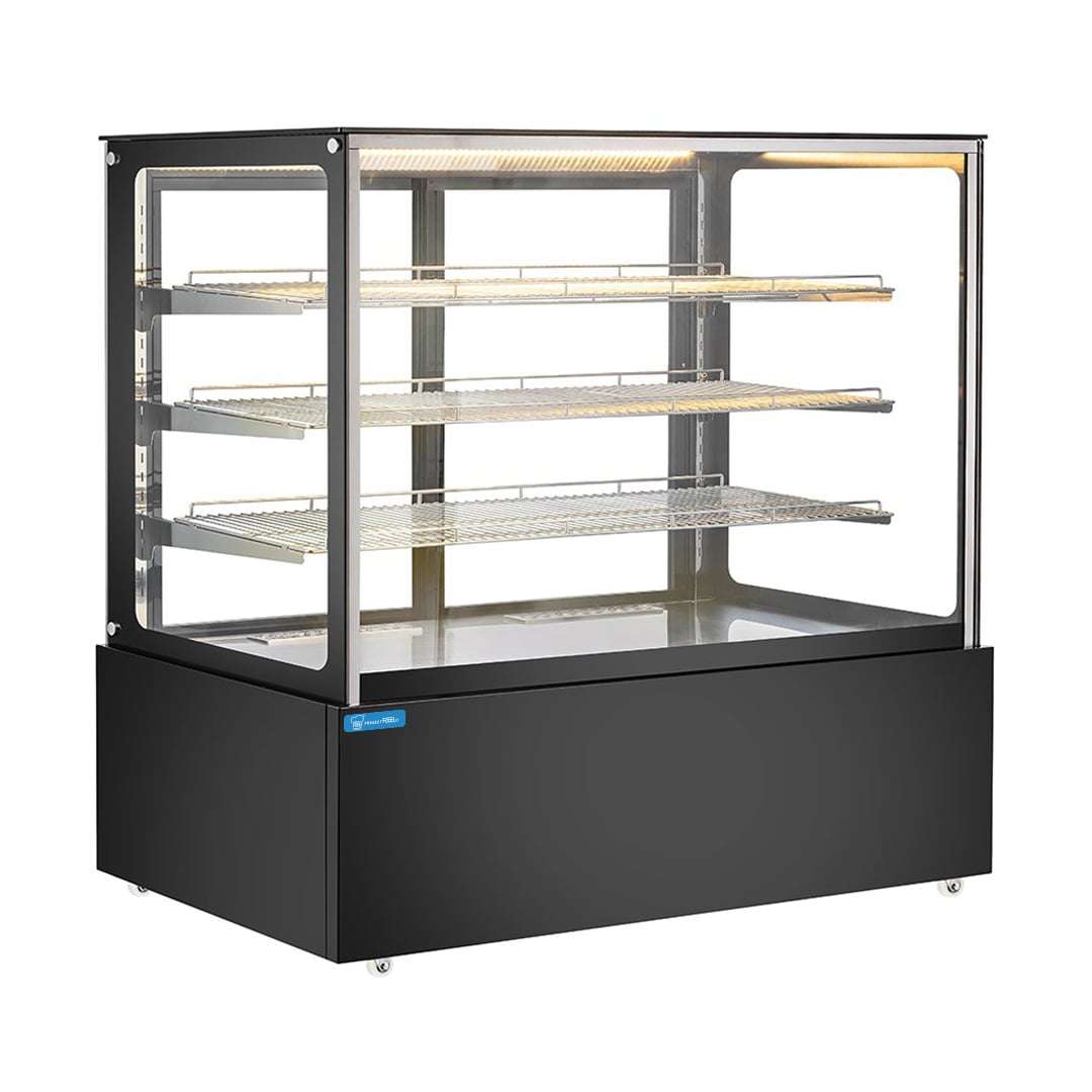 Vetrina espositiva orizzontale riscaldata temp +30°C a +60°C L1500xP685xH1385 mm - linea BETA