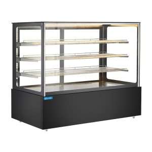 Vetrina espositiva orizzontale riscaldata temp +30°C a +60°C L1800xP685xH1385 mm - linea BETA