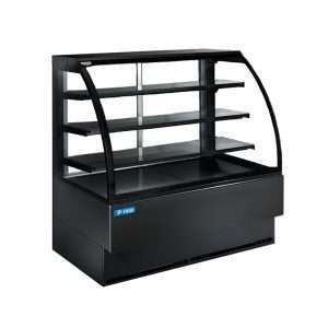 Vetrina espositiva orizzontale ventilata temp +2°C a +4°C L2404xP770xH1395 mm - linea ALPHA