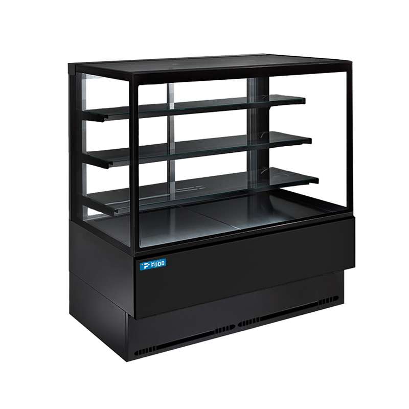 Vetrina espositiva orizzontale ventilata temp +2°C a +4°C L2405xP763xH1391 mm - linea DELTA