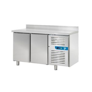 Tavolo refrigerato premium con n° 2 porte GN 1/1 con alzatina