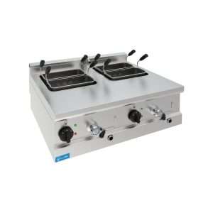 Cuocipasta professionale da banco elettrico con vasca doppia PFBP7CPE2V