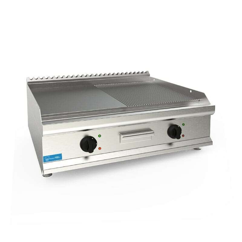Fry-Top professionale da banco PFBP7FRY2LRE