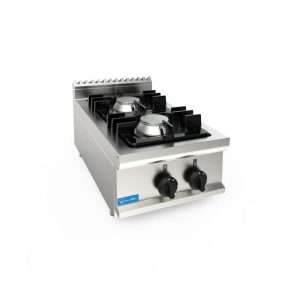 Piano cottura da banco a gas 2 fuochi PFBP7PC2F