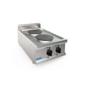 Piano cottura da banco elettrico con 2 piastre PFBP7PC2P