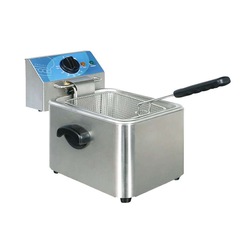 PFFE1V4_Friggitrice elettrica da banco con n° 1 vasca da 4 lt-min