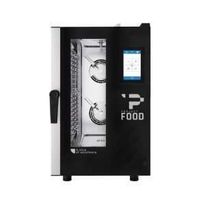 Forno professionale elettrico compatto combinato convezione vapore per 11 teglie GN 1/1 - comandi touch