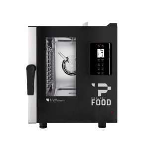 Forno professionale elettrico compatto combinato convezione vapore per 6 teglie GN 1/1 - comandi digitali