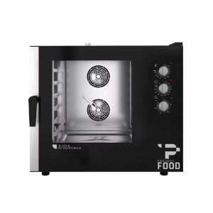 Forno professionale elettrico combinato convezione vapore per 6 teglie EN 60x40 | GN 1/1 - comandi meccanici