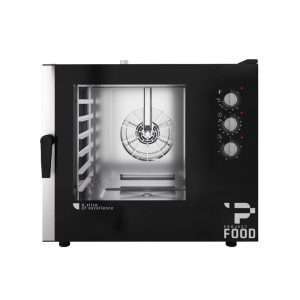 Forno professionale a gas combinato convezione vapore per 6 teglie EN 60x40 | GN 1/1 - comandi meccanici