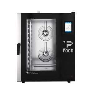 Forno professionale elettrico combinato convezione vapore per 10 teglie EN 60x40 | GN 1/1 - comandi touch