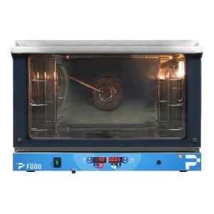 Forno elettrico ventilato per 3 teglie EN 60x40 / GN 1/1 a convezione con vapore - comandi digitali