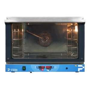 Forno elettrico ventilato per 4 teglie EN 60x40 / GN 1/1 a convezione con vapore - comandi digitali