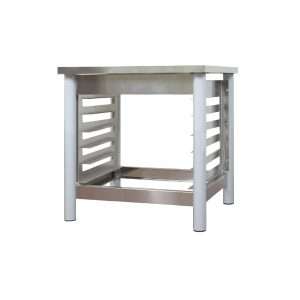 PFA1064TS_Tavolo fisso con n° 6 supporti per teglie-min