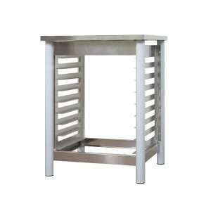 PFA564TS_Tavolo fisso con n° 9 supporti per teglie-min
