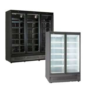 espositore murale refrigerato per supermercato