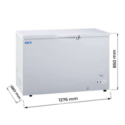 Congelatore a pozzetto con porta cieca temp a -18°C - capacità 354 lt