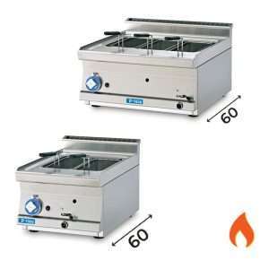 CUOCIPASTA DA BANCO A GAS - PROF 60 cm