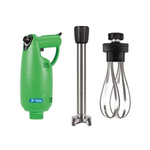 Mixer a immersione 400 watt con variatore, mescolatore 400 mm e frusta 350 mm