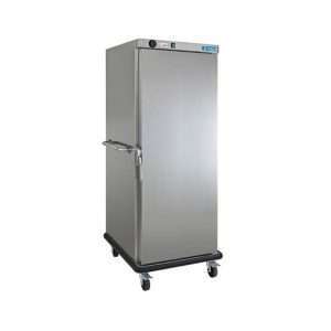 Carrello portateglie in acciaio inox riscaldato da +30°C a +90°C per 20 teglie GN 2/1 – L950xP877xH1776 mm
