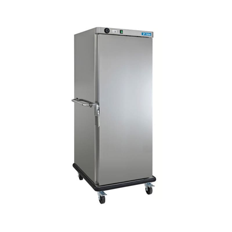Carrello portateglie in acciaio inox riscaldato da +30°C a +90°C per 20 teglie GN 2/1 – L950xP877xH1776 mm