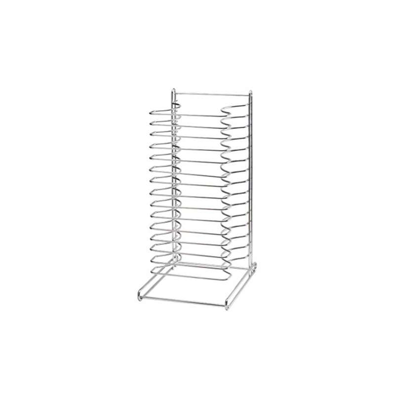 Portateglie da banco per teglie tonde diametro 26 a 32 cm – L380xP290xH670 mm